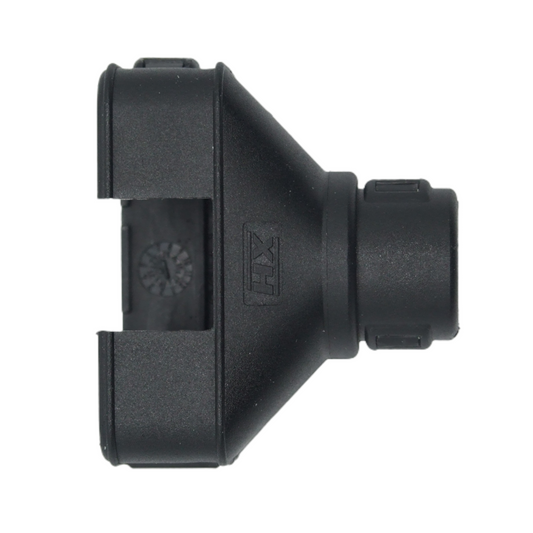 Harnessflex CI12-AT12PL Ampseal 12 way connector to NC12/NW10 conduit interface - Black