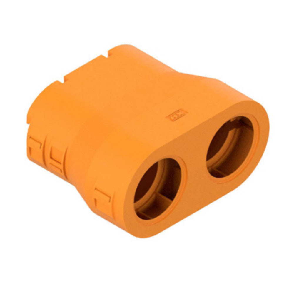 Harnessflex EVO™ 28mm conduit interface backshell for Amphenol Powerlok 300 G2 double - Orange